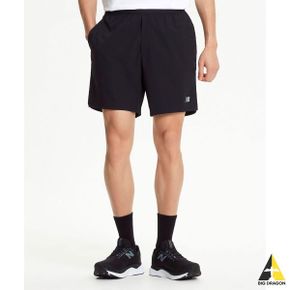 뉴발란스 NBNVE4P121 MEN AC 스트레치 4.5부 라이너리스 숏팬츠 (BLACK)