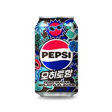  펩시콜라 제로슈거 모히또 모히토향 355ml 24캔
