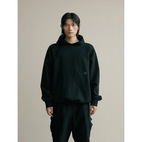 jumbo sweat hoodie (black)