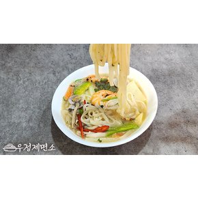 [우정제면소] 맑은해물맛 칼국수 6인분세트 (생면1kg+스프6봉)