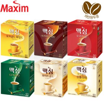  맥심 화이트골드믹스590g 50티 /디카페인50T 모카골드 아라비카 심플라떼