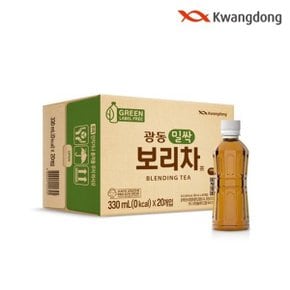 밀싹보리차 무라벨 330ml x 40pet