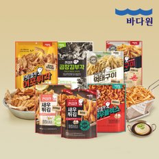 한입만 시리즈 7종 맛보기세트 (어포튀각,먹태구이,새우튀김,김부각)