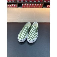 [파주점] (키즈) 클래식 슬립온 (Classic Slip-On)(Color Theory Checkerboard Pesto)(VN000CYTCIB)