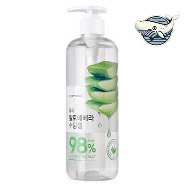 확대된 대표 수분 가득 알로에 베라 수딩 젤 크림 피부