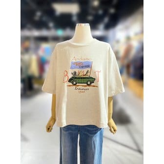 베네통 [여주점] 오퍼드 티셔츠 (BATSA3611)