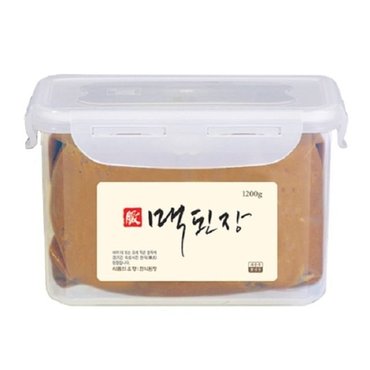  1년이상 발효시킨 맥된장 1.2kg