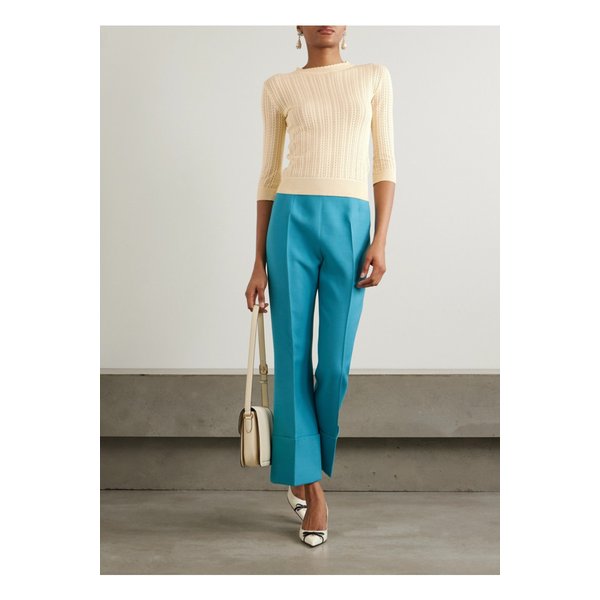 포인텔 니트 코튼 스웨터 크림 1647597350345667