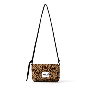 LEOPARD STRING CROSS BAG BROWN