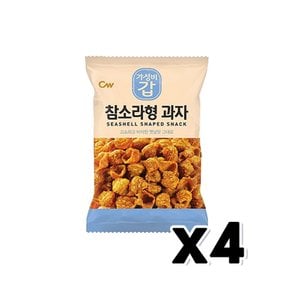 청우 참소라형과자 봉지스낵 120g x 4개