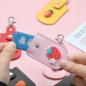 도어락 키 케이스 카드 USB 키링 고리 카드키 홀더 커버 현관 아파트 가죽 키케이스 RF