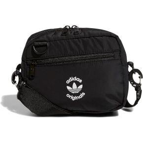 미국 아디다스 크로스백 adidas Originals Puffer and Pouch Crossbody Bag 블랙/White One Size