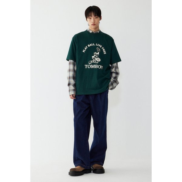 [BEAR SERIES][UNI] 테니스베어 반팔티셔츠 91U5322992044