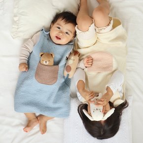 오가닉 블랜디드 유아 아동 수면조끼 포근포켓 웜