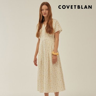 코벳블랑 COVETBLAN  플로럴 랩 원피스V214MOP248W