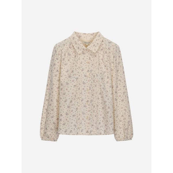 핀턱 셔츠 카라 블라우스_T258MBL237W