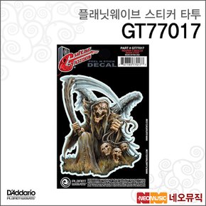 플래닛웨이브 GT77017 스티커 타투 /REAPER 3 SKULLS