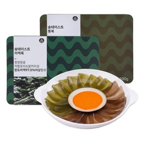 국내산 저칼로리 묵 4팩 세트 (톳묵2+미역묵2)