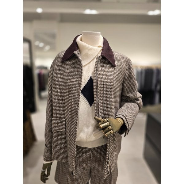 [파주점] 울 자카드 패치워크 자켓 JPBA0JK101