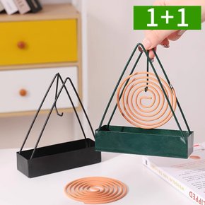 1+1 스텐 모기향거치대 휴대용 받침대 모기향홀더