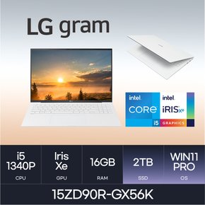 LG전자 그램15 15ZD90R-GX56K(WIN11PRO/SSD 2TB/RAM16GB)