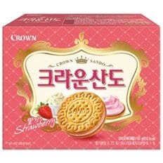  크라운 크라운산도 딸기 323g
