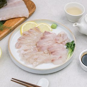 국내산 숙성 광어회 필렛 200g 대광어회 곤부지메 숙성