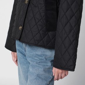 [해외배송] 26 F/W 바버 블랙 MOIRA 퀼팅 자켓 LQU1940CO-BK11 B0052363351