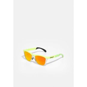 우먼 Oakley FROG RANGE 유니섹스 남여공용 - Sunglasses - 매트 테니스 ball/yellow celeste ne