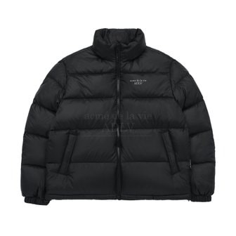 아크메드라비 BASIC LOGO OVERSIZE DUCK DOWN JACKET BLACK 베이직오버사이즈 패딩 블랙