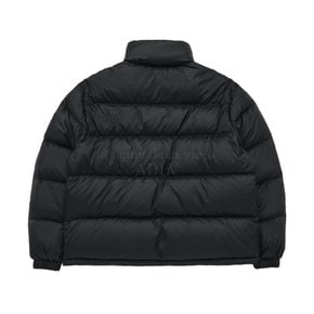 BASIC LOGO OVERSIZE DUCK DOWN JACKET BLACK 베이직오버사이즈 패딩 블랙