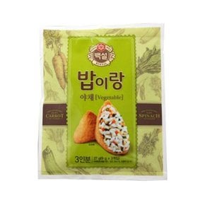 CJ백설 밥이랑 식품 야채 27g 백설 밥다시 반찬