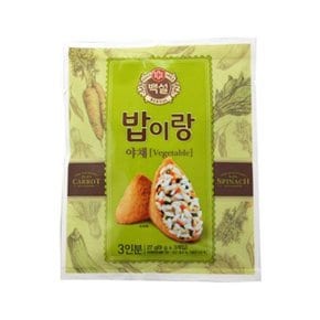 CJ백설 밥이랑 식품 야채 27g 백설 밥다시 반찬