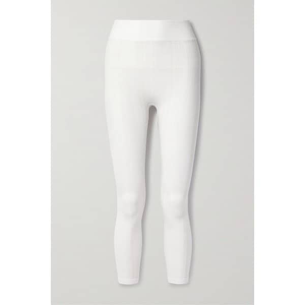 코도바 솔 골지 스트레치 저지 레깅스 크림 1647597316014517