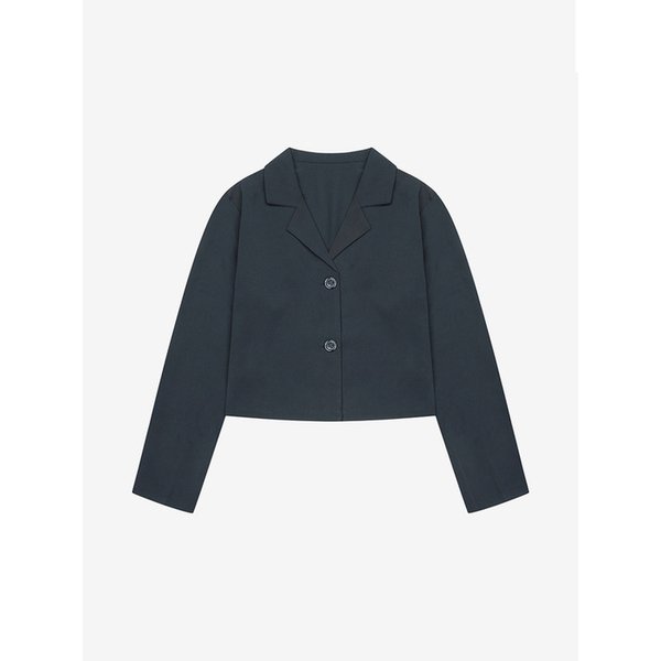 크롭 테일러드 싱글 자켓 (TKJAD2141)