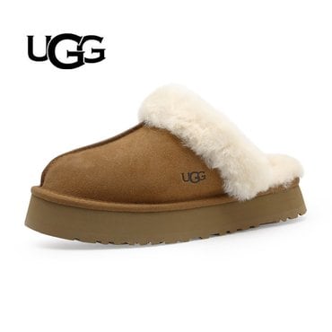 UGG 어그 디스케트 플랫폼 슬리퍼 체스넛 (1122550-CHE)