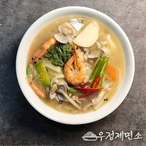 [G][우정제면소] 맑은해물맛 칼국수 12인분세트 (생면2kg+스프12봉)