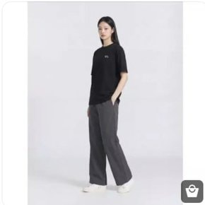 여성 풀밴딩 와이드핏  우븐팬츠_JK