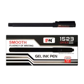 오피스 잉크펜 0.5mm 블랙 PEN006  12자루 1박스 _P342147325