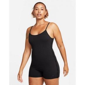 4496784 Nike one piece jumpsuit with tape detail in black