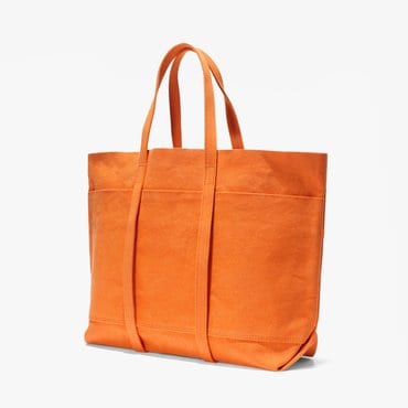 샌프란시스코마켓 AMIACALVA 아미아칼바 WASHED CANVAS 6POCKETS TOTE (M) ORANGE ACE1M80000A37
