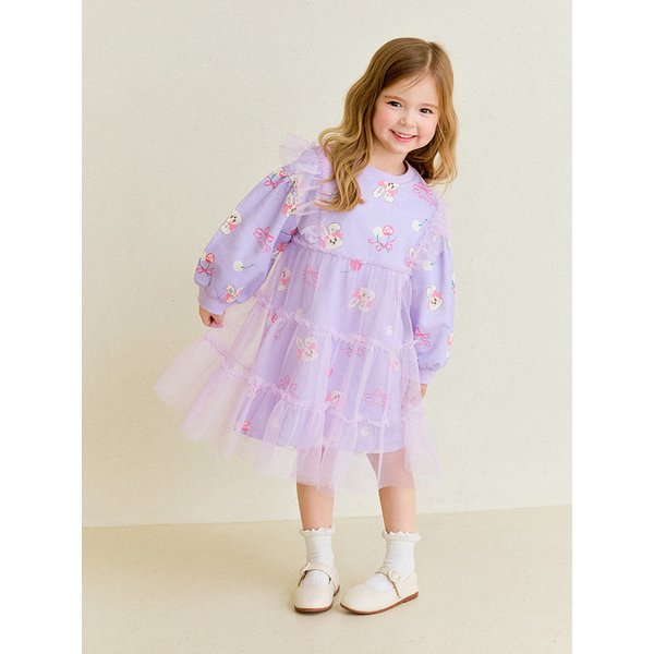 러블리체리버니프릴샤원피스