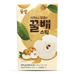 꽃샘 시원하고 달콤한 꿀배 스틱 액상 차 20T 스틱 (S45270187)