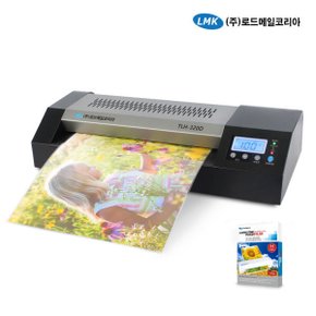 A3 코팅기 TLH-320D 4롤러 코팅기계+A4 코팅지 100매