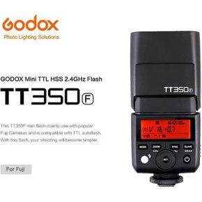 고독스 씽크라이트 TTL 2.4GHz TT350F 미니 카메라 플래시 18000s GN36 DSLR 후지필름