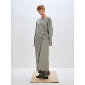 플리즈프로젝트 ASHYMMETRIC MAXI DRESS, GRAY
