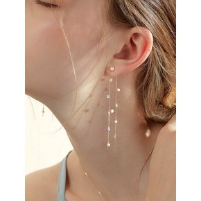 LUSTER PEARL CHAIN EARRING