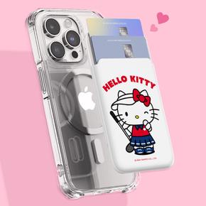 magsafe [Sanrio]산리오 페이스 맥세이프 슬라이드 카드지갑 탈부착가능 자석 핸드폰 스마트폰