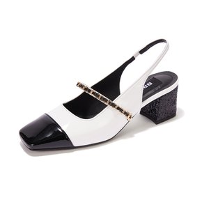 Square Maryjane Slingback_White Patent