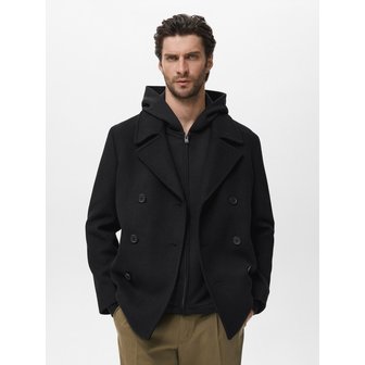 망고(MANGO) MAN 코트 TINOF Black 17956722